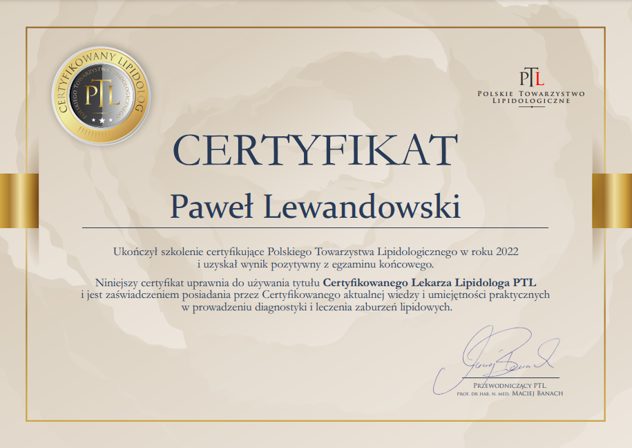 Kardiolog Słupsk - Paweł Lewandowski - PTL